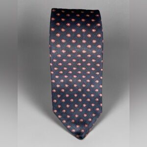 Vintage Brooks Brothers Navy and Red Silk Tie